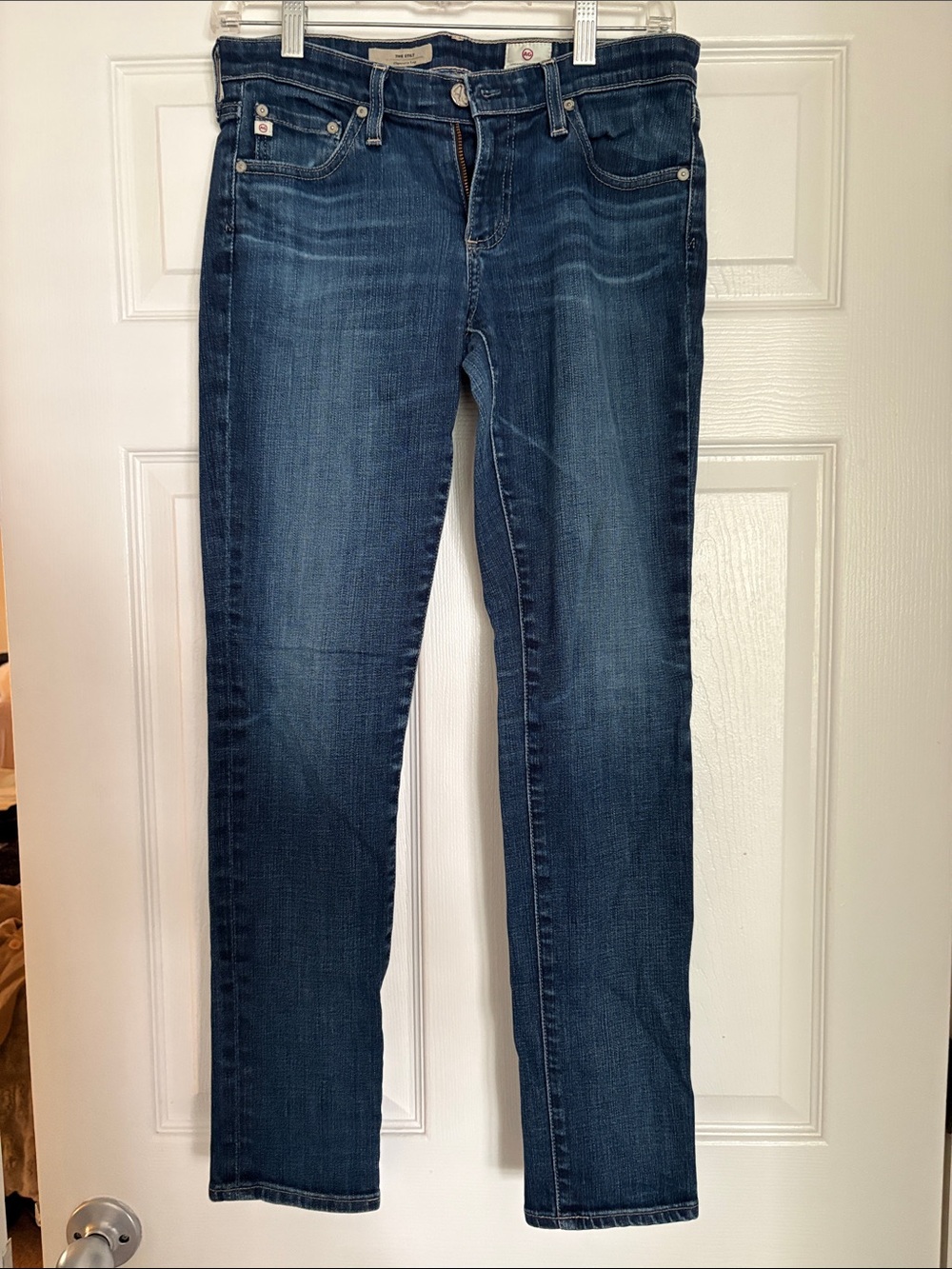 Ag Adriano Goldschmied Women's Dark Blue Stilt Jeans
